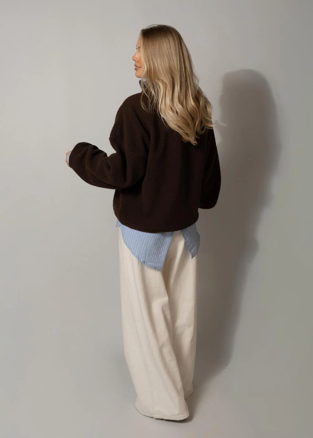 Urielmd fleece - Seal Brown - Image 5