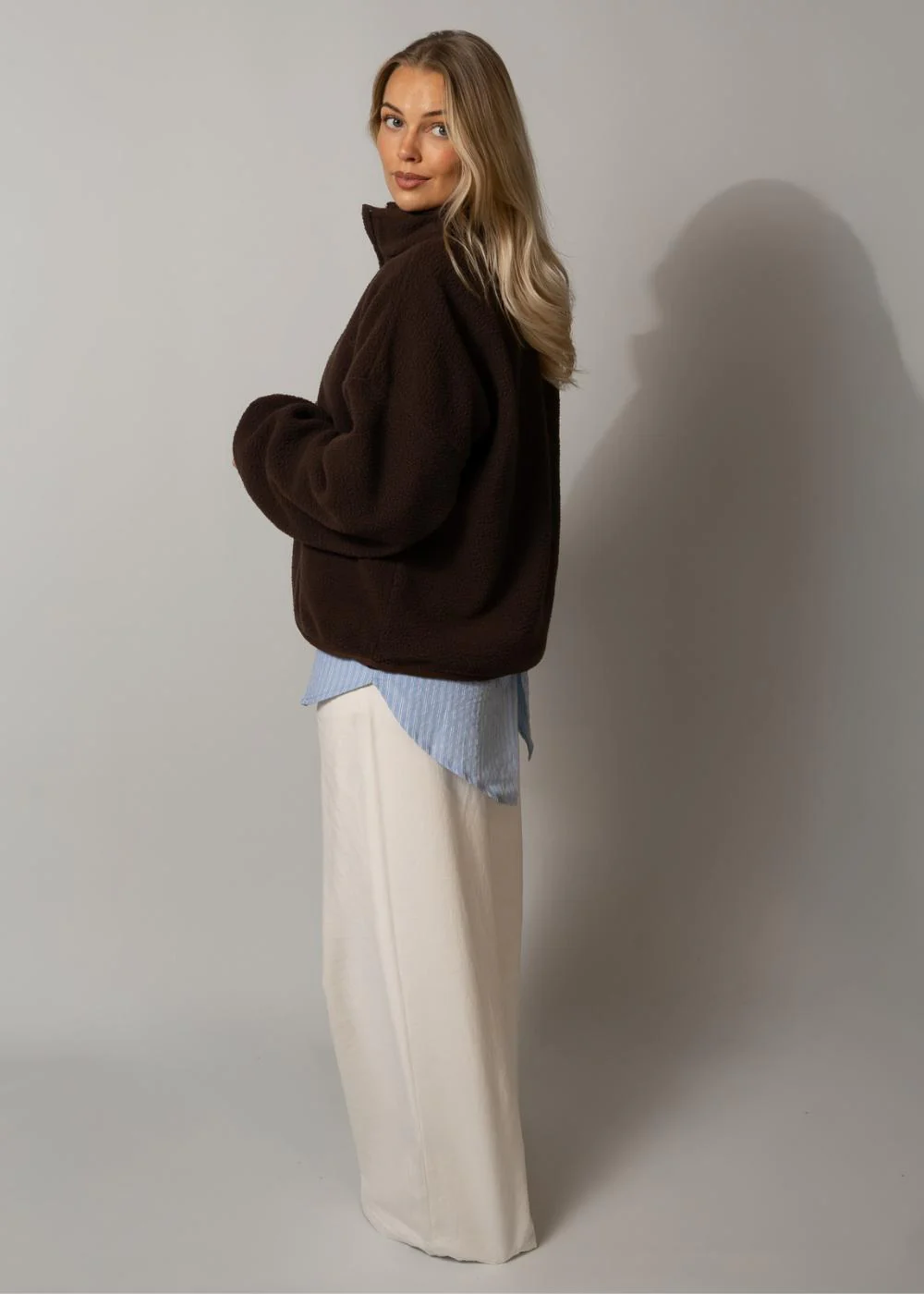Urielmd fleece - Seal Brown - Image 6