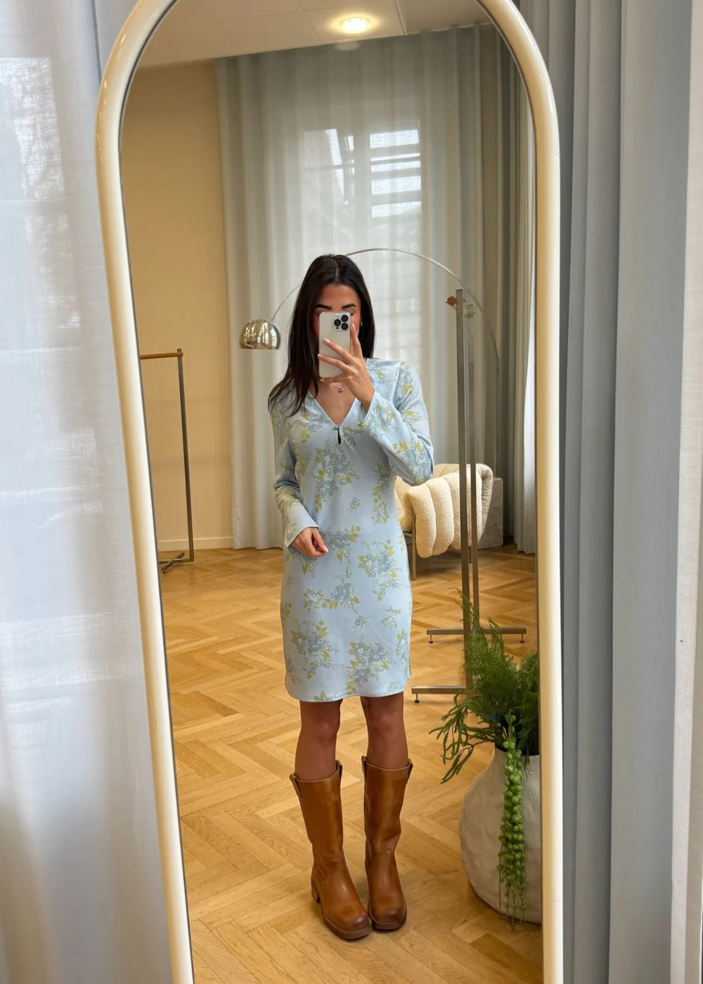 Uttamd print dress - Everbloom - Image 4