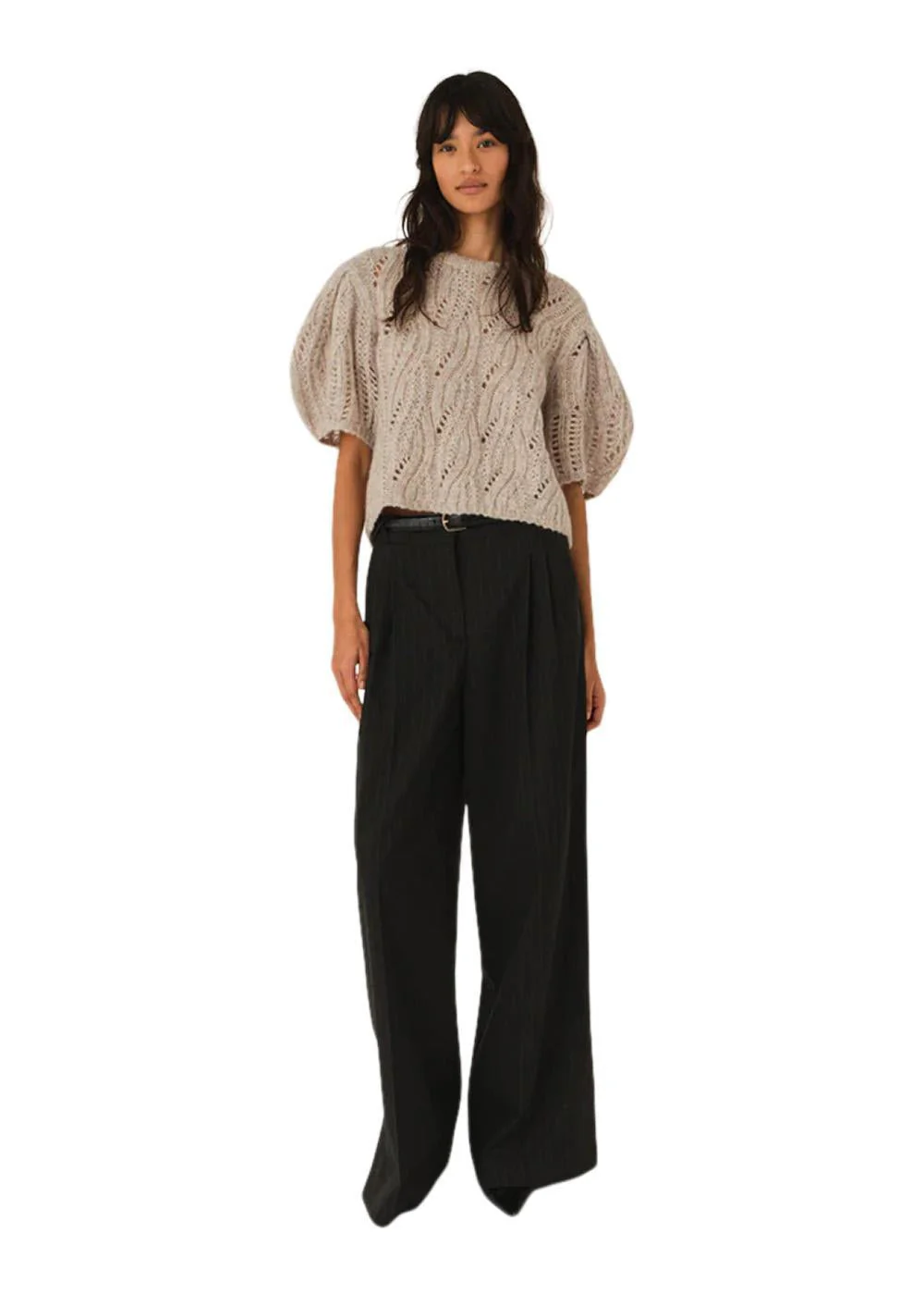 Valentina Sweater - Taupe Melange - Image 5