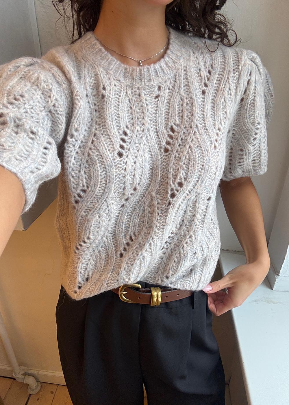Valentina Sweater - Taupe Melange - Image 8