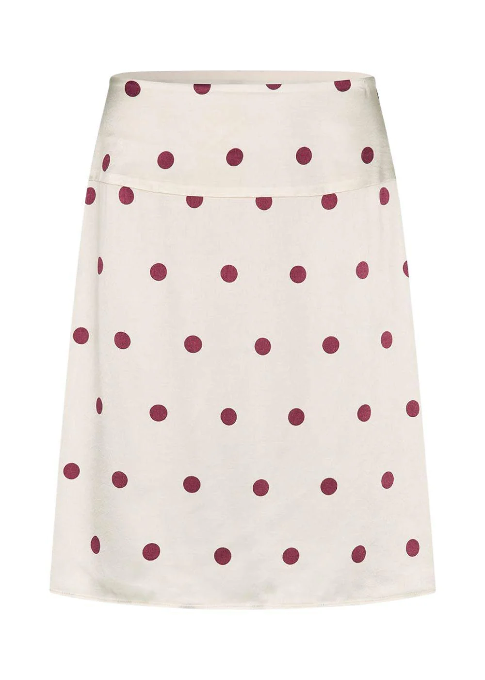 Vanjamd print short skirt - Wineberry Dot