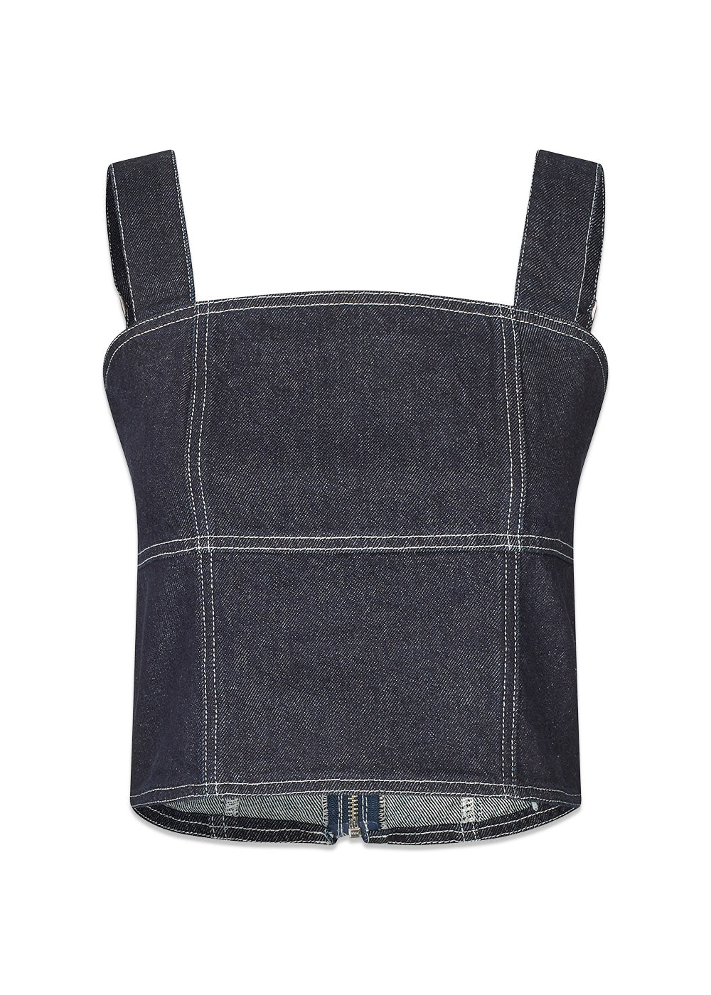 Venice Denim Top - 0101 Dark Raw / White Stitch