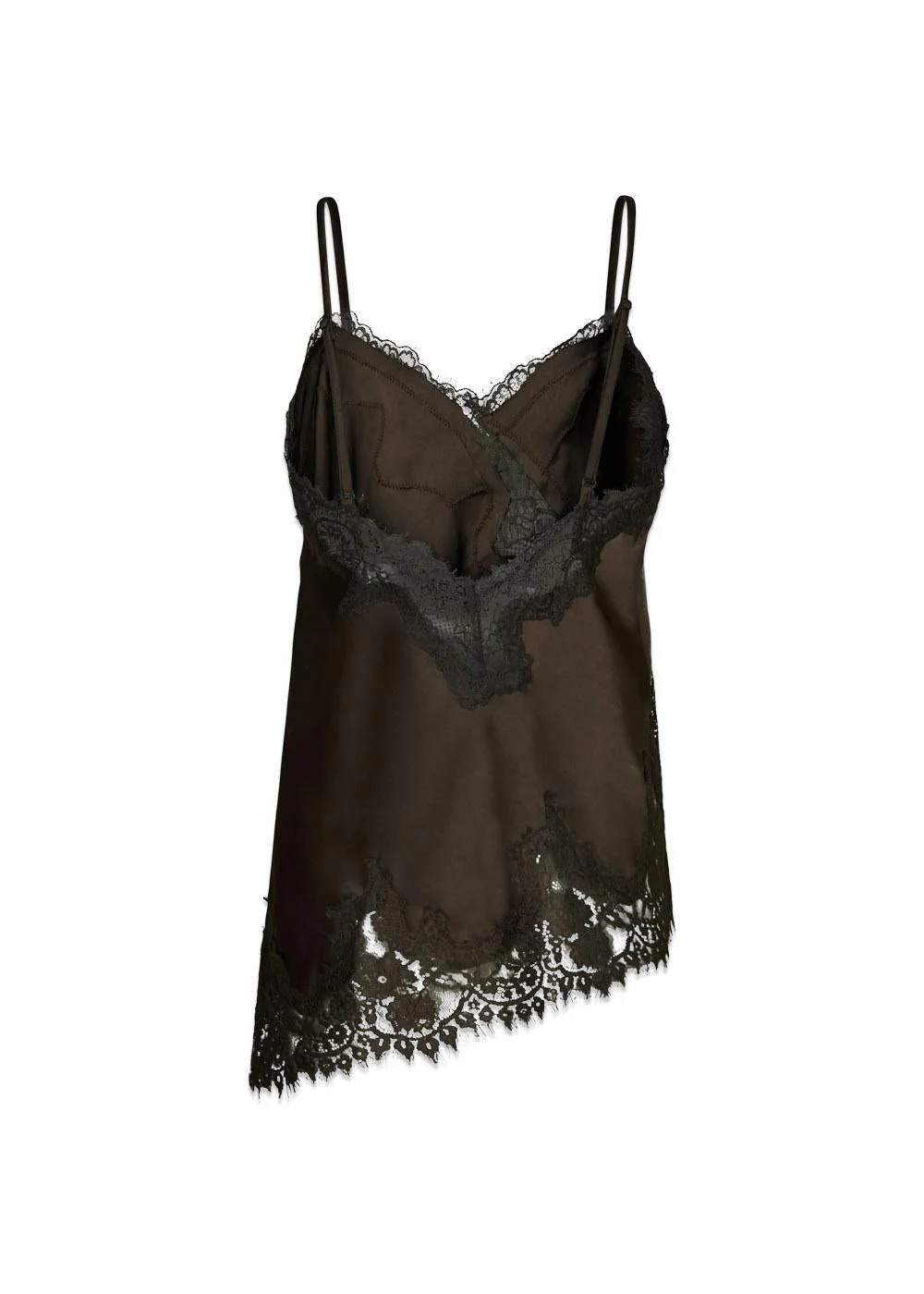 Viole Lace Top - Dark Brown - Image 2