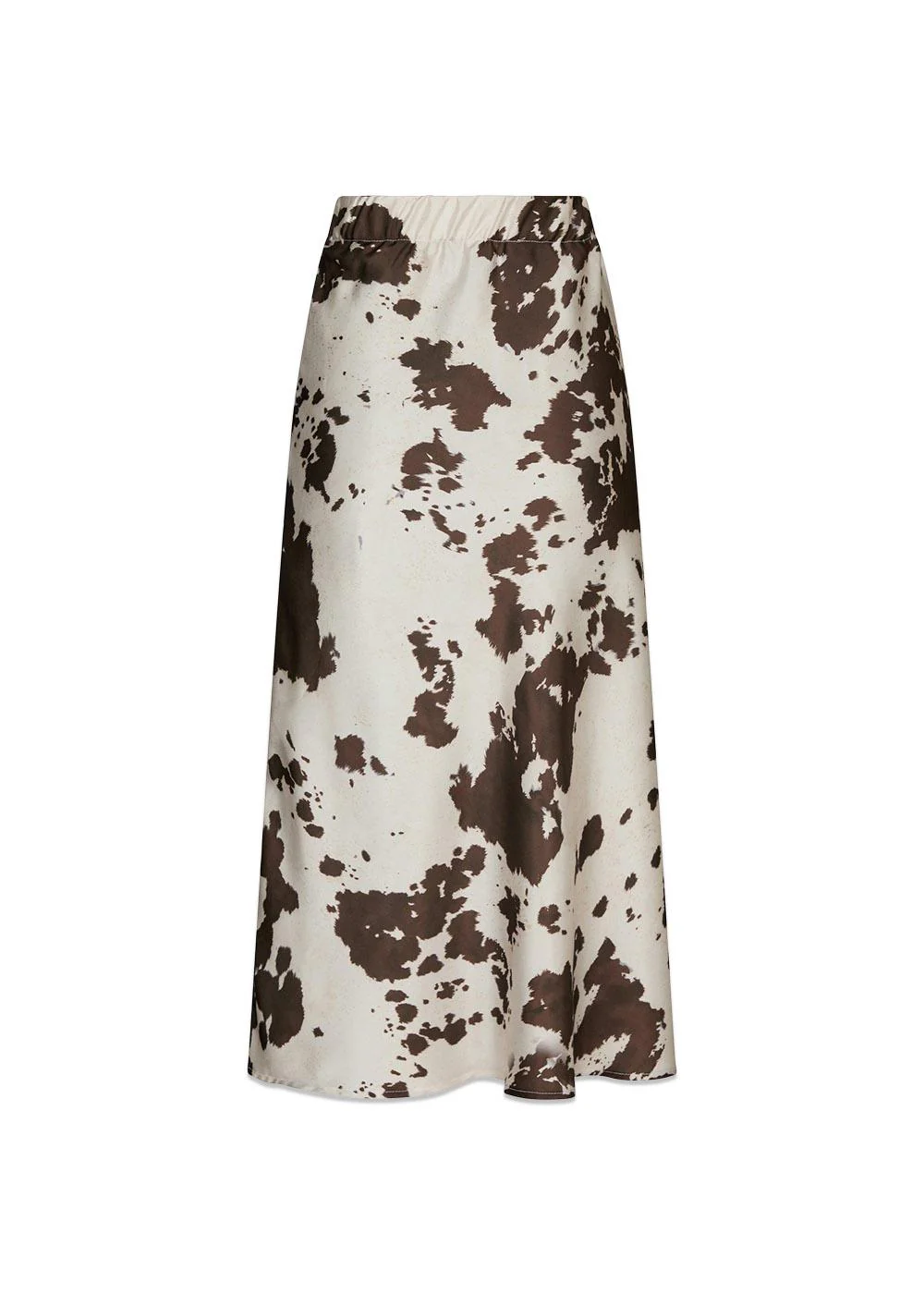 Viso Cow Print Skirt - Brown - Image 3