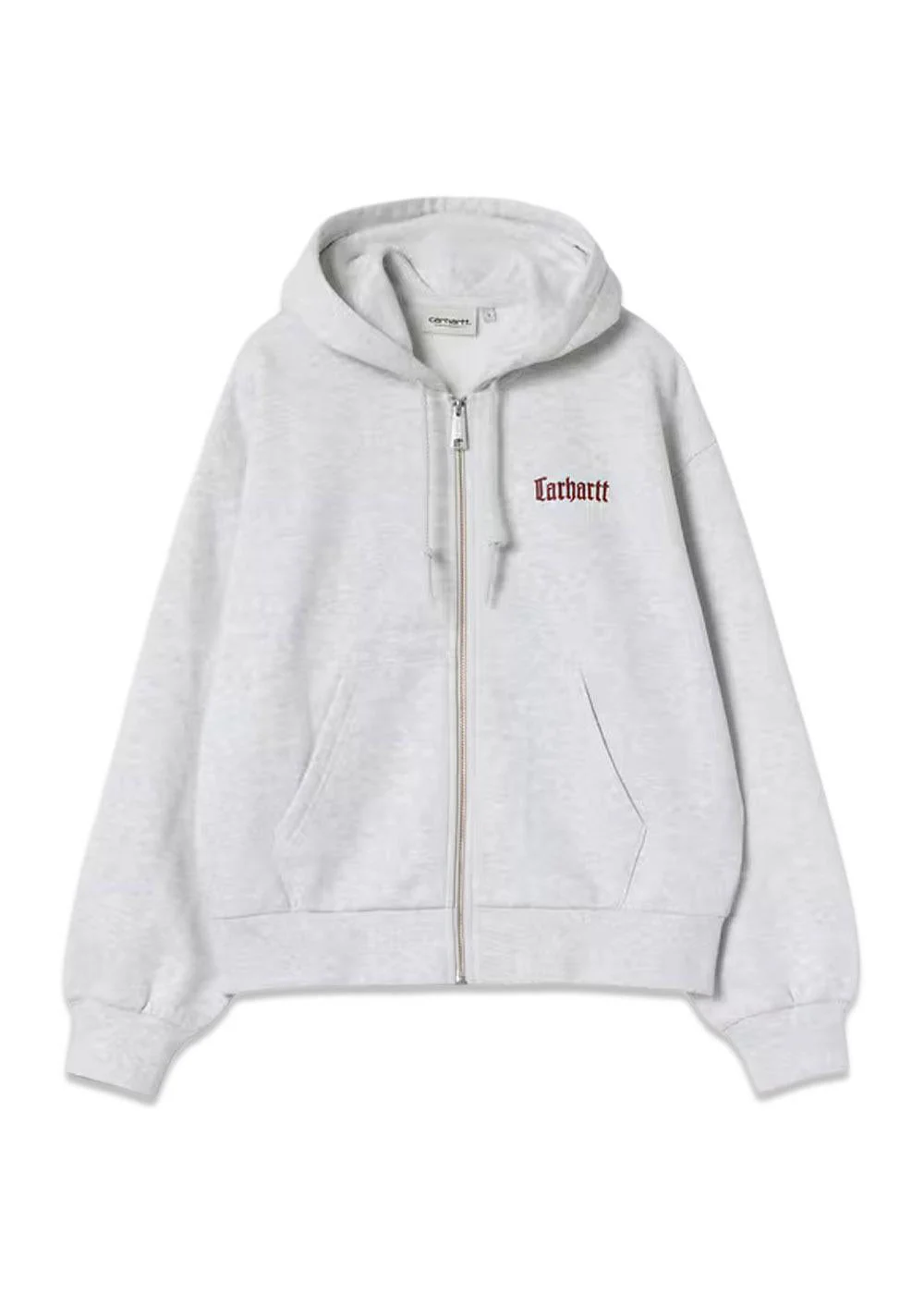 W Hooded Schooling Jacket - Ash Heather Stone Washed