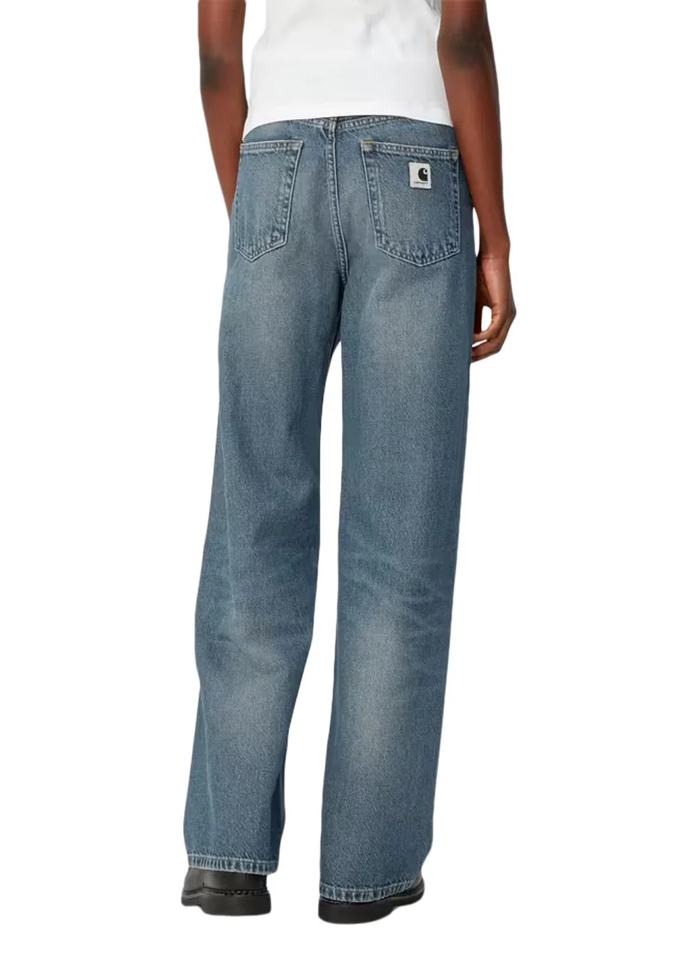 W Jane Pant - Blue Dark Used Wash - Image 4
