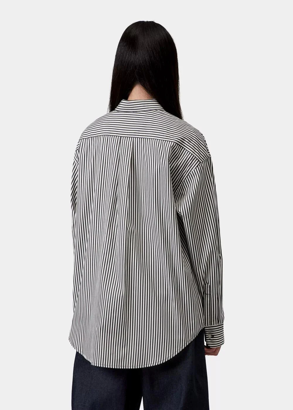 W‘ L/S Daldry Shirt - Black / Wax - Image 4