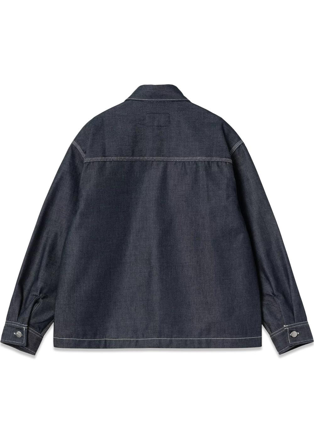 W' Louis Shirt Jacket - Blue Rigid - Image 2