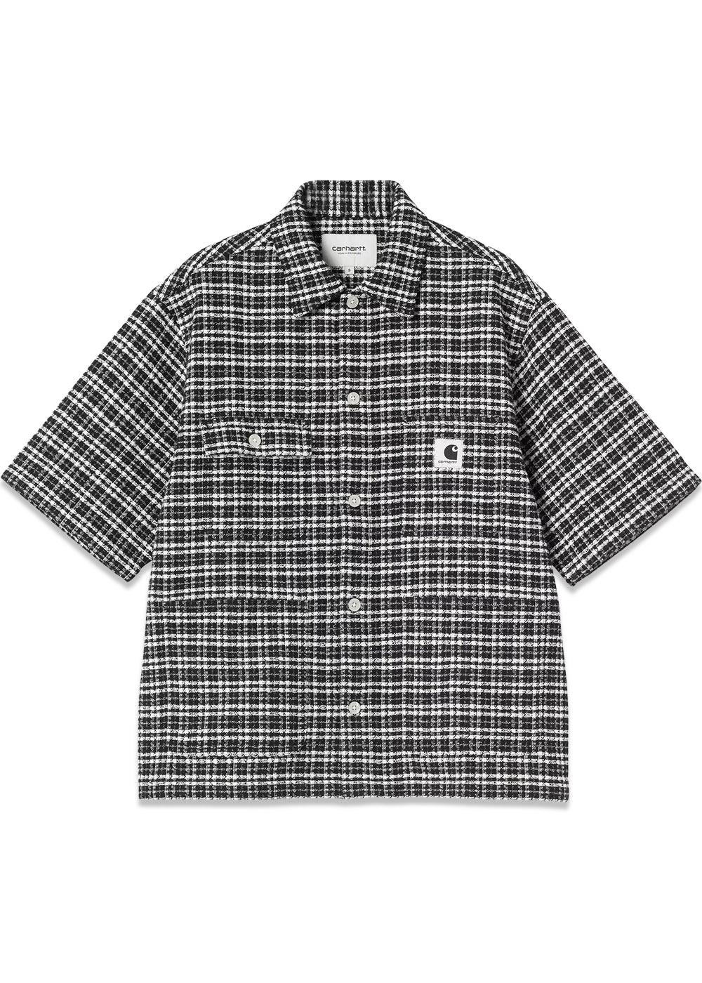 W S/S Michigan Shirt - Kander Check, Black