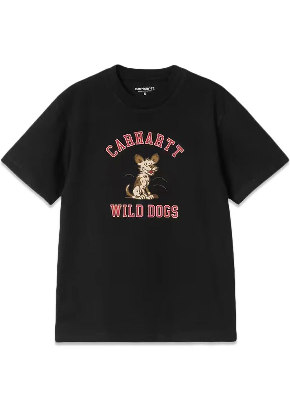 W S/S Wild Dog T-Shirt - Black