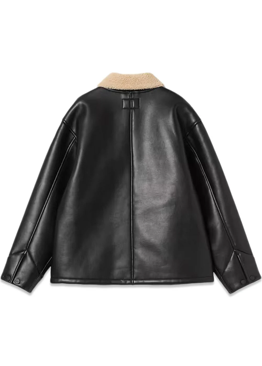 W' Shepton OG Michigan Coat - Black/Natural - Image 2