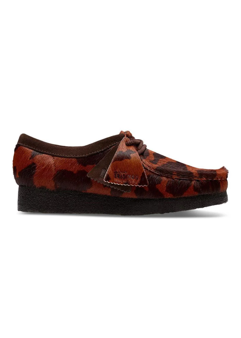 Wallabee. D - Brown Cow Print