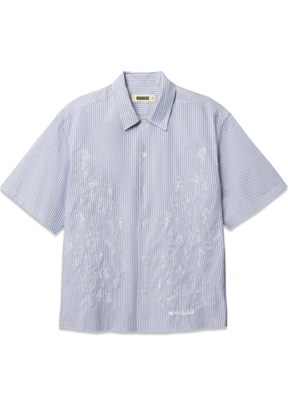 Wang Ox Flower Shirt - Light Blue