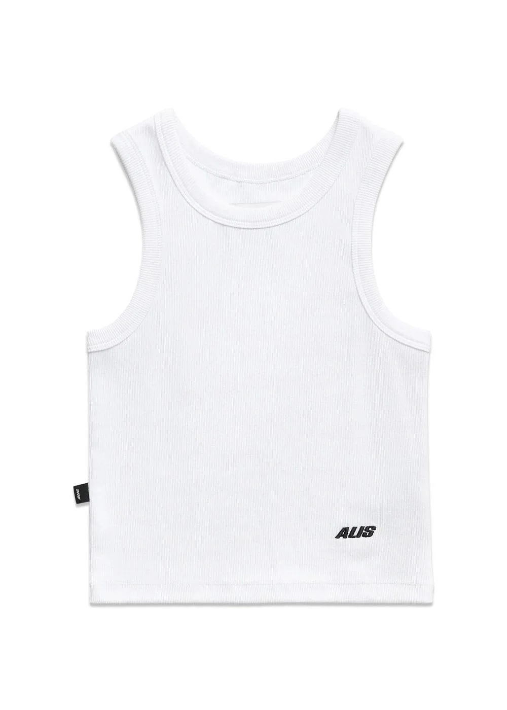 WHITNEY BABY TANK TOP - Solid White