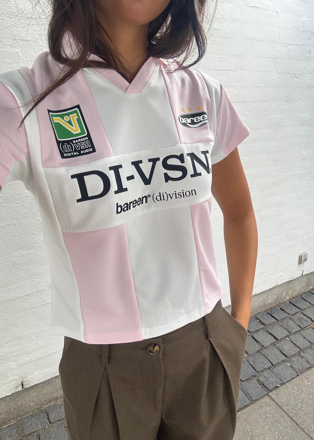 WMNS FOOTBALL KIT JERSEY - Pink+White - Image 5