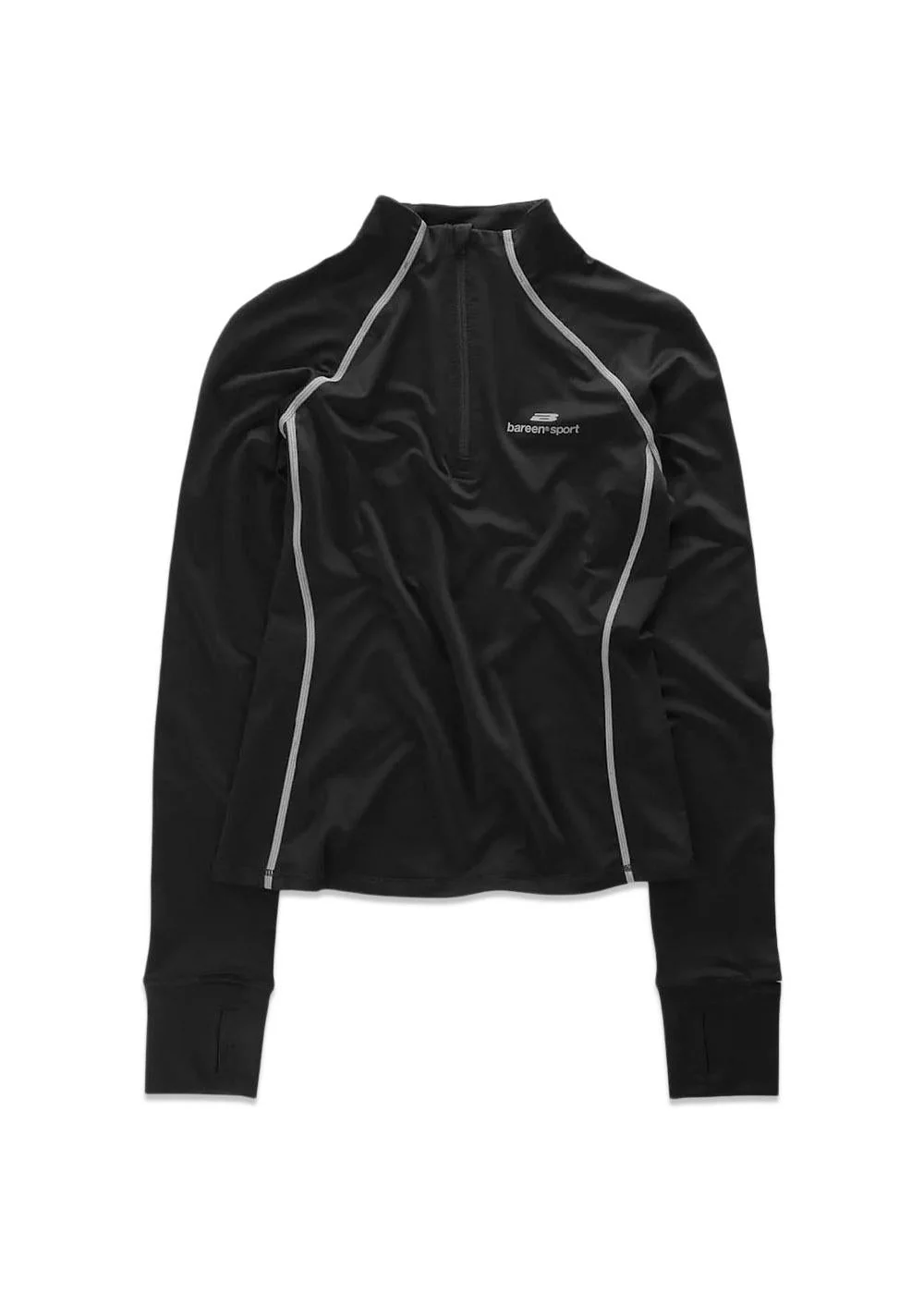 WMNS HALF-ZIP MIDLAYER TOP - Black