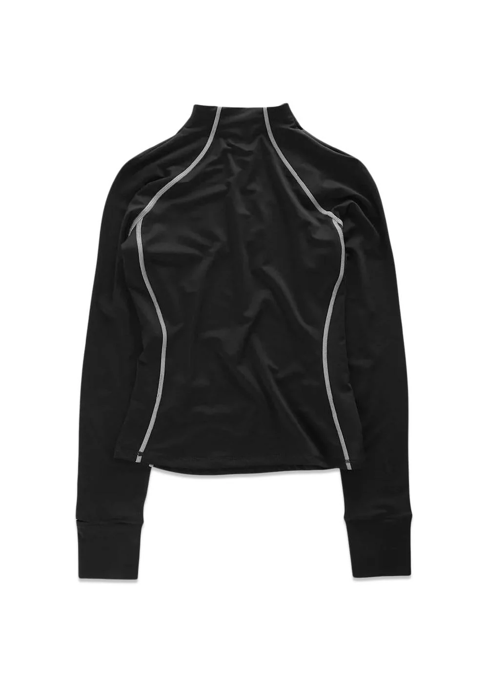 WMNS HALF-ZIP MIDLAYER TOP - Black - Image 2