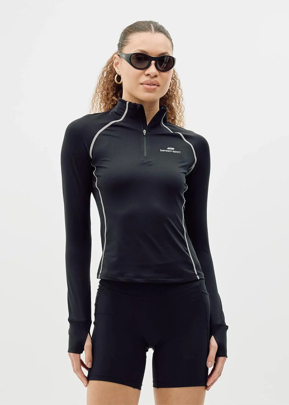 WMNS HALF-ZIP MIDLAYER TOP - Black - Image 3