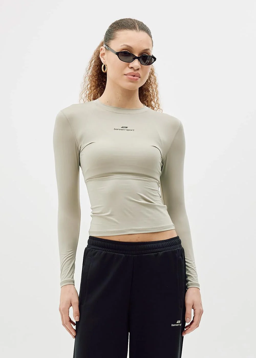 WMNS LONGSLEEVE TEE - Clay - Image 3
