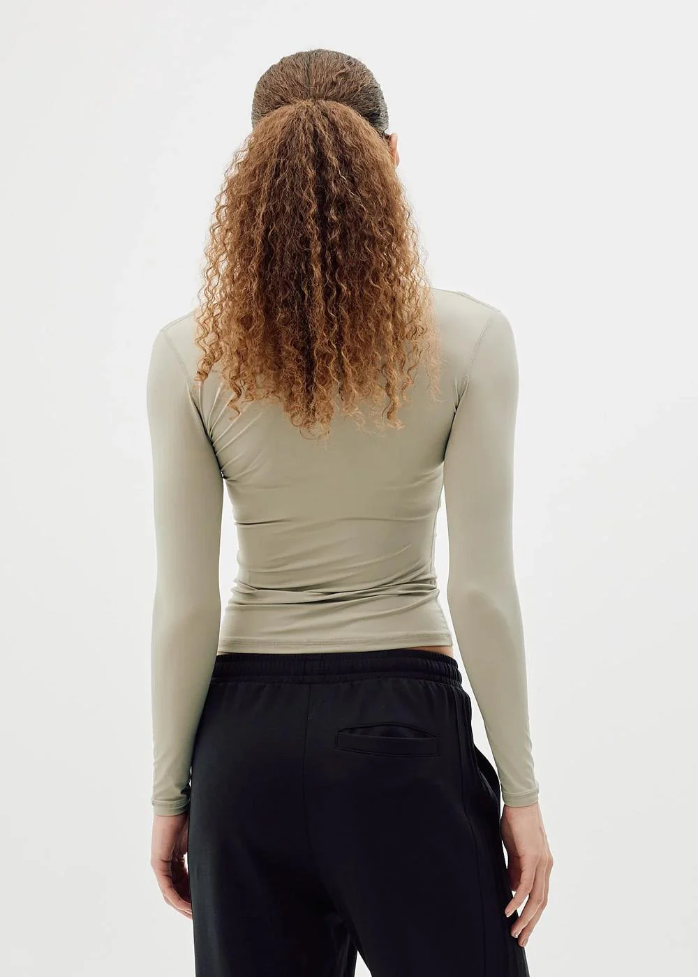 WMNS LONGSLEEVE TEE - Clay - Image 4