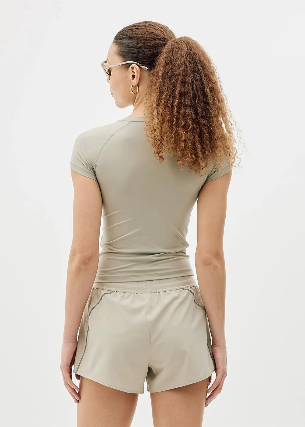 WMNS STRETCH TEE - Clay - Image 5