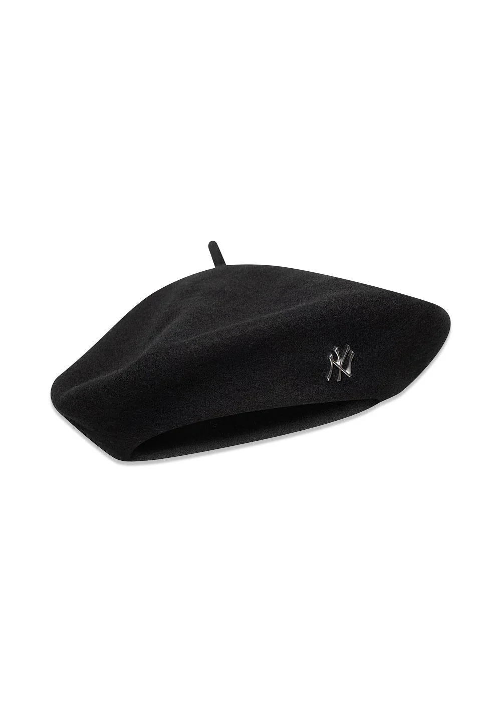 Wool Pin Beret NEYYAN - Black - Image 2