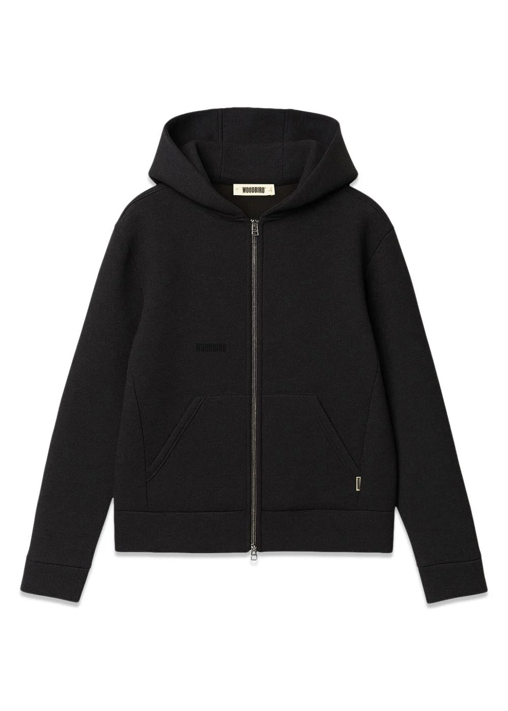Wuji Scuba Zip Hoodie - Black