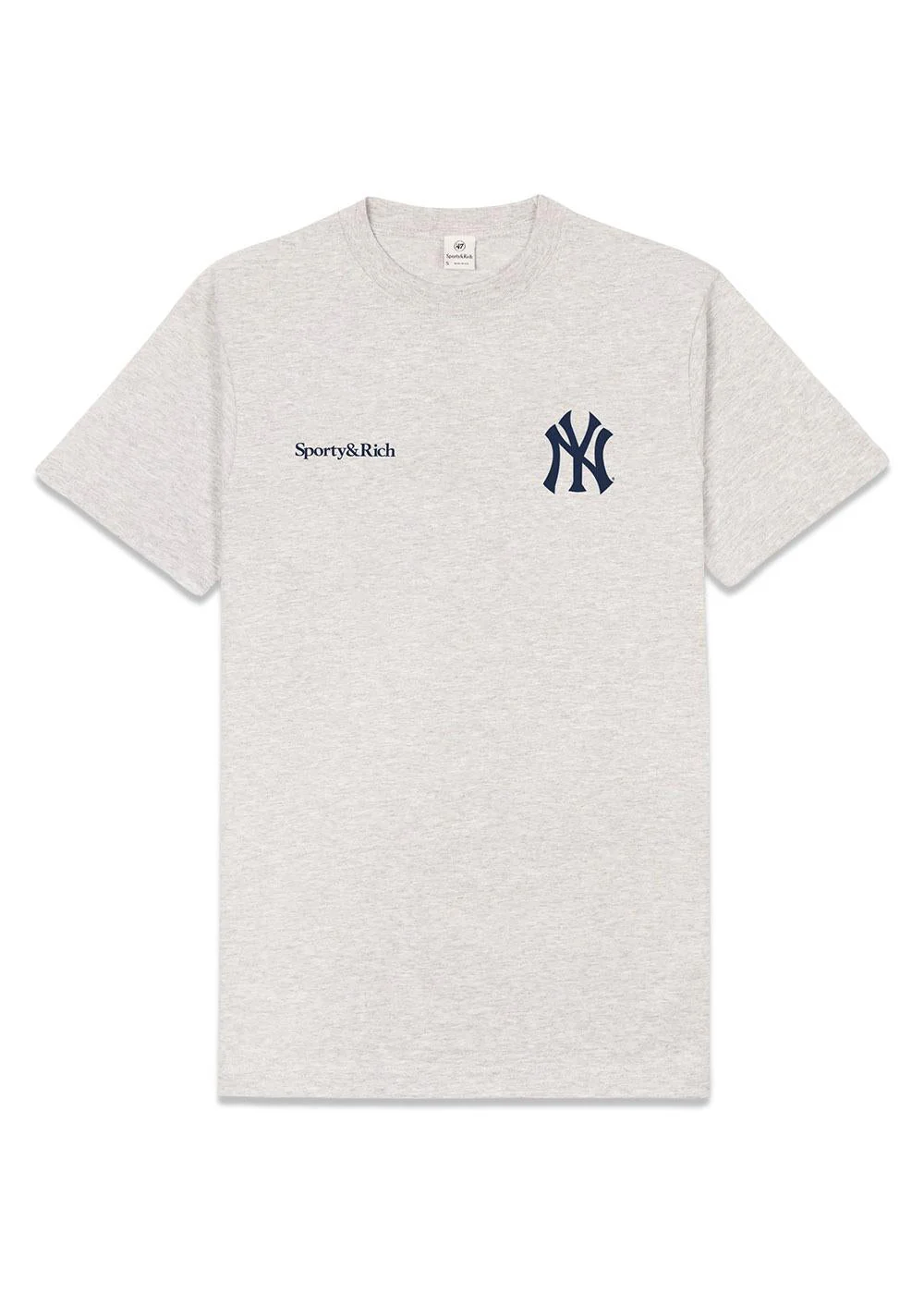 Yankees Curve T-Shirt - Heather Grey