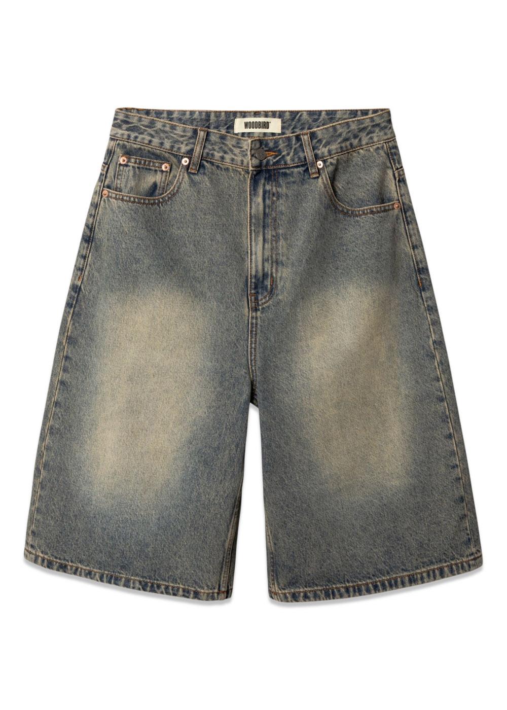 Yuto Aged Shorts - Dark Blue