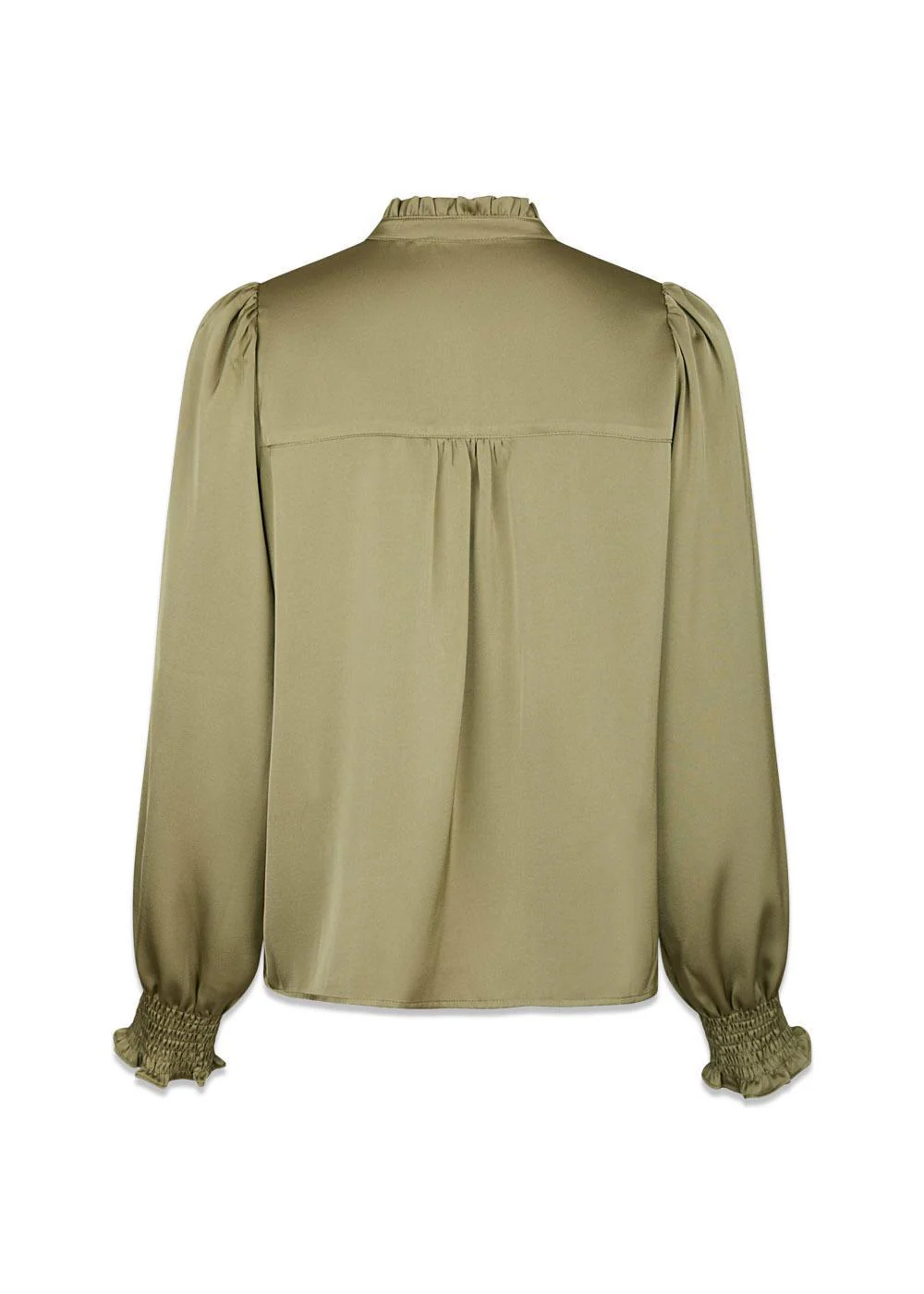 Zamola Blouse - Dusty Army - Image 2