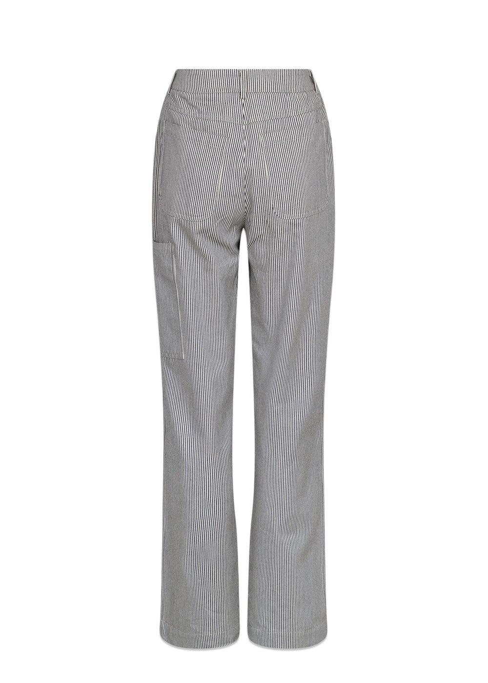 Zuzan Stripe Pants - Off White - Image 3